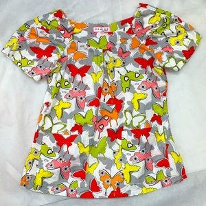 Koi scrub top
